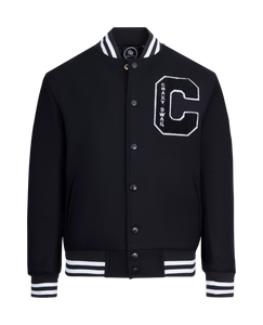 Crazy Swag Black Out Varsity Jacket