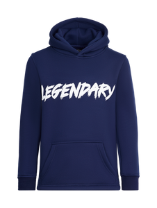 Crazy Swag Legendary Hoodie-Navy & White