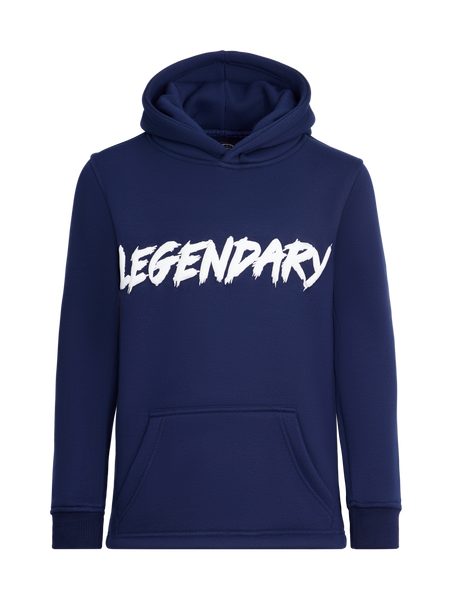 Crazy Swag Legendary Hoodie-Navy & White