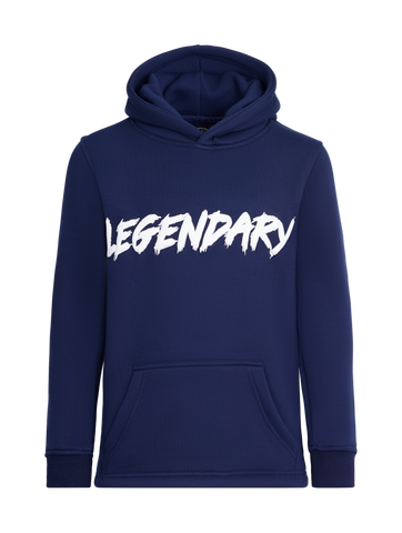 Crazy Swag Legendary Hoodie-Navy & White