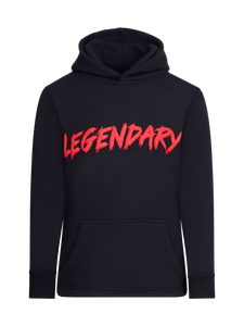 Crazy Swag Legendary Hoodie-Black & Red