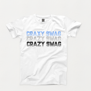 Crazy Swag Toddler Broken Line Tee-White