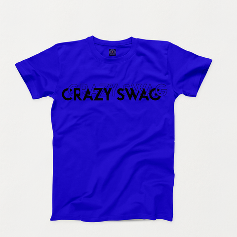 Crazy Swag Youth Double Up Tee-Royal