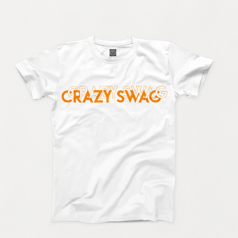 Crazy Swag Youth Double Up Tee-White