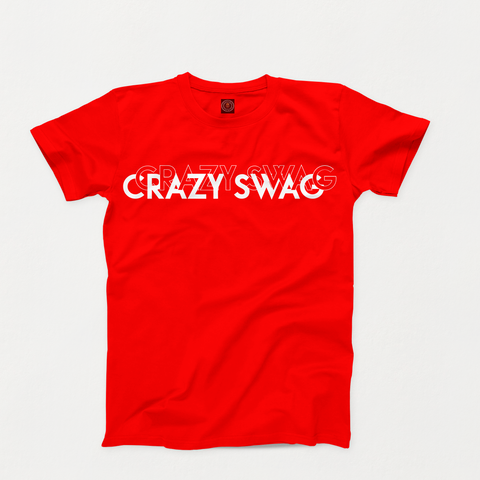 Crazy Swag Youth Double Up Tee-Red